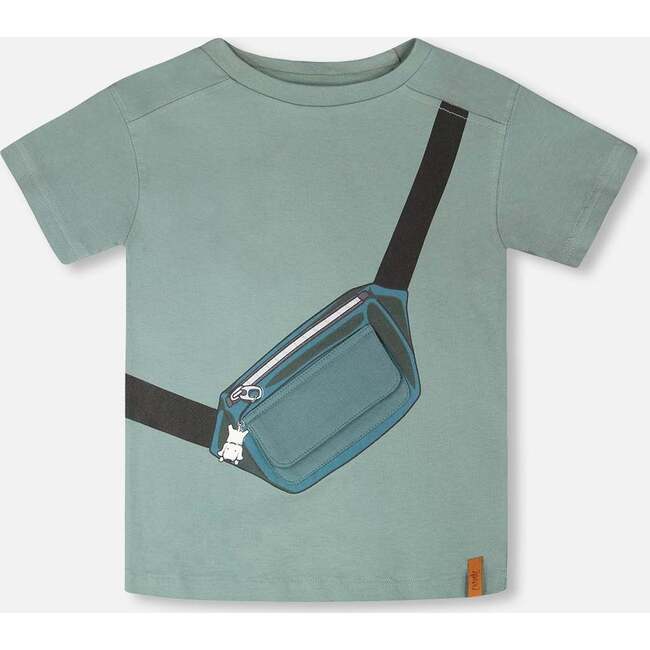 Organic Cotton Jersey T-Shirt, Bag Green