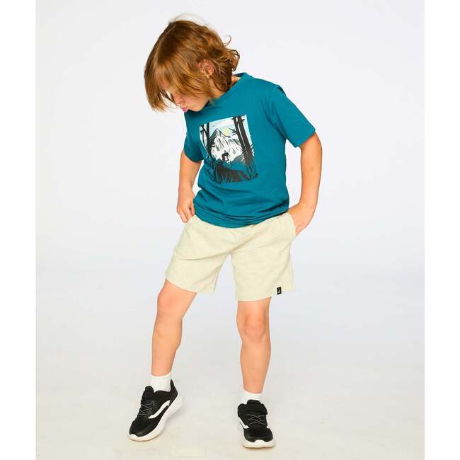 Organic Cotton Jersey T-Shirt, Atlantic Green