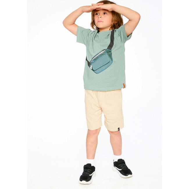 Organic Cotton Jersey T-Shirt, Bag Green