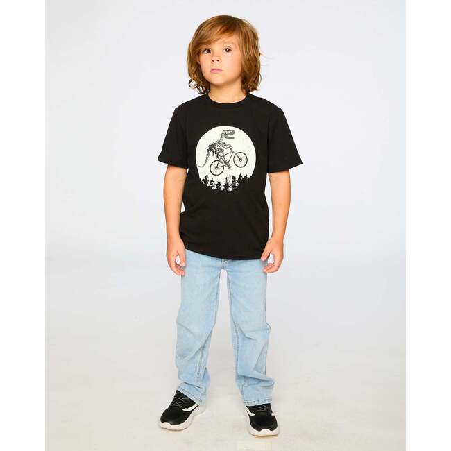 Organic Cotton Jersey T-Shirt, Black - T-Shirts - 3