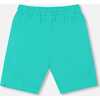Organic Cotton Jersey Shorts, Turquoise - Shorts - 2