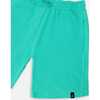 Organic Cotton Jersey Shorts, Turquoise - Shorts - 3