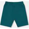 Organic Cotton Jersey Shorts, Teal - Shorts - 2