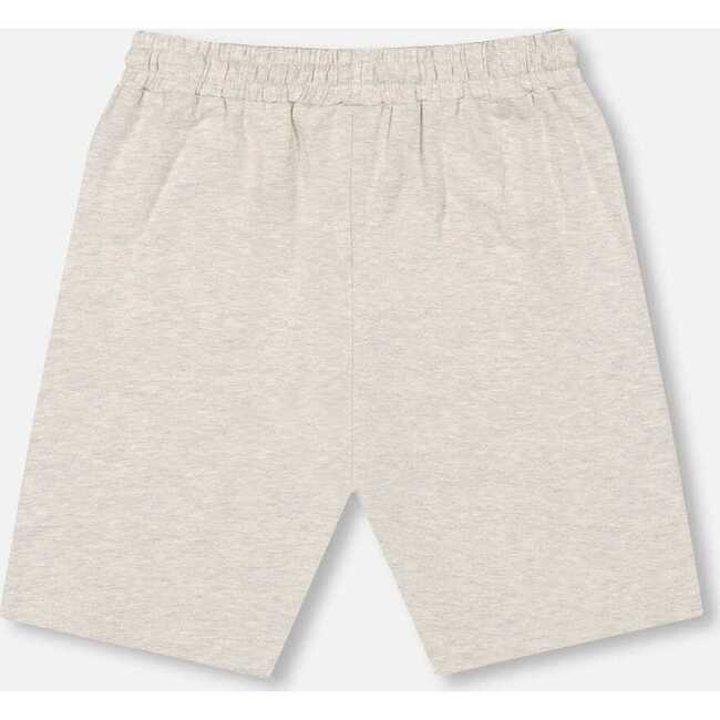 Organic Cotton Jersey Shorts, Heather Grey