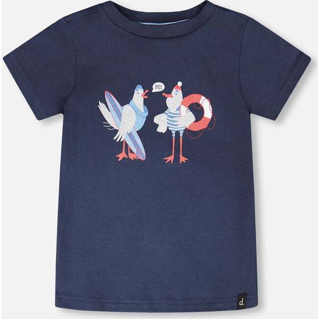 Organic Cotton Short Sleeve T-Shirt, Blue