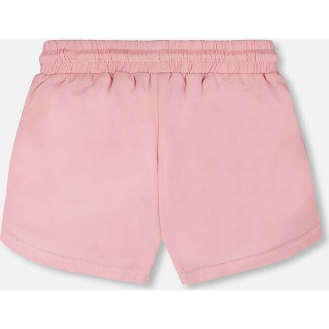 Organic Cotton Jersey Shorts, Dusty Pink - Shorts - 3