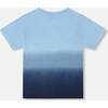 Organic Cotton Short Sleeve T-Shirt, Blue Gradient - T-Shirts - 3