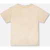 Organic Cotton Short Sleeve T-Shirt, Off White - T-Shirts - 3 - thumbnail