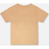 Organic Cotton Short Sleeve T-Shirt, Beige - T-Shirts - 3