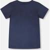 Organic Cotton Short Sleeve T-Shirt, Blue - T-Shirts - 5