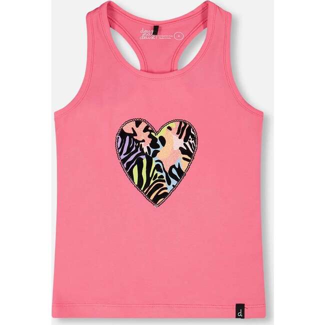Organic Cotton Jersey Tank Top, Pink