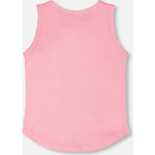 Organic Cotton Jersey Tank Top, Cherry Pink - Tank Tops - 3