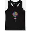 Organic Cotton Jersey Tank Top, Black - Tank Tops - 1 - thumbnail