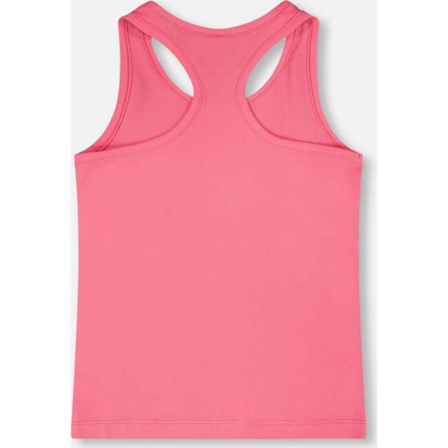 Organic Cotton Jersey Tank Top, Pink - Tank Tops - 3