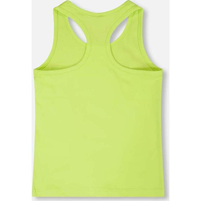 Organic Cotton Jersey Tank Top, Lime Green - Tank Tops - 3