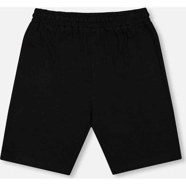 Organic Cotton Jersey Shorts, Black