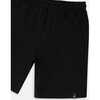 Organic Cotton Jersey Shorts, Black - Shorts - 3