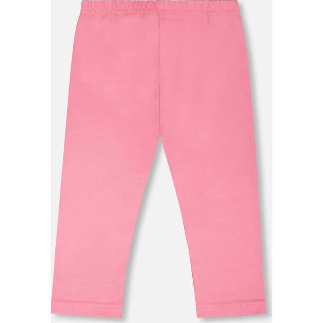 Organic Cotton Jersey Capri, Pink - Leggings - 3