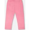 Organic Cotton Jersey Capri, Pink - Leggings - 3 - thumbnail