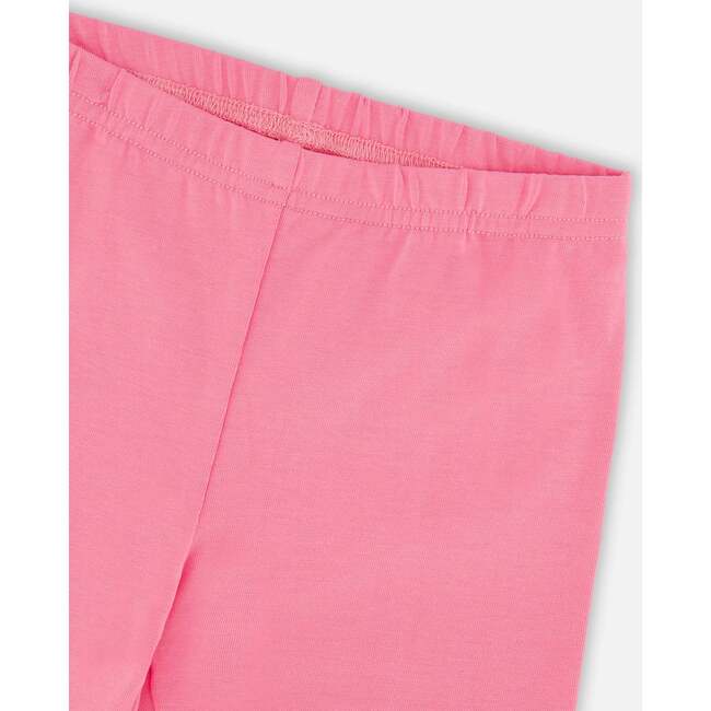 Organic Cotton Jersey Capri, Pink - Leggings - 4