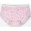 Organic Cotton Boyshort Panty, Purple Animal Print - Underwear - 1 - thumbnail