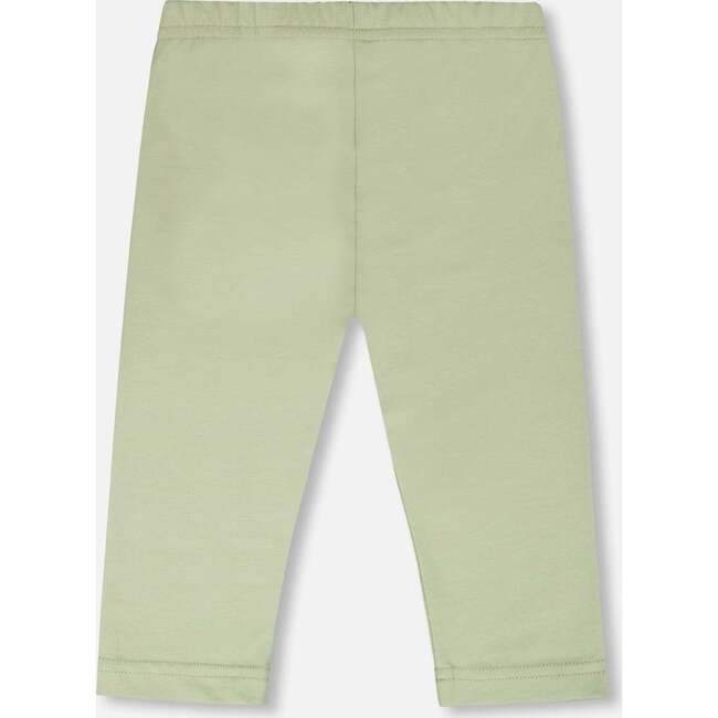 Organic Cotton Jersey Capri, Light Khaki Green - Leggings - 4