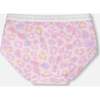 Organic Cotton Boyshort Panty, Purple Animal Print - Underwear - 2