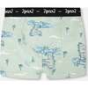Organic Cotton Boxer, Green Printed Crocodiles - Underwear - 1 - thumbnail