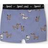Organic Cotton Boxer Blue Dog Print, Blue Printed Dogs - Underwear - 2
