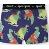 Organic Cotton Boxer, Blue Dino Print - Underwear - 2
