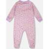Organic Cotton Baby One-Piece Pajamas, Purple Animal Print - Pajamas - 2