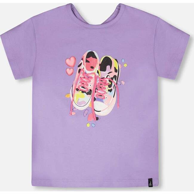 Organic Cotton Jersey T-Shirt, Mauve