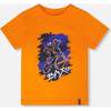 Organic Cotton Jersey T-Shirt, Orange - T-Shirts - 1 - thumbnail