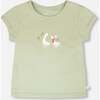 Organic Cotton Jersey T-Shirt, Light Khaki Green - T-Shirts - 1 - thumbnail