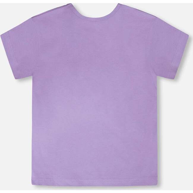 Organic Cotton Jersey T-Shirt, Mauve - T-Shirts - 3