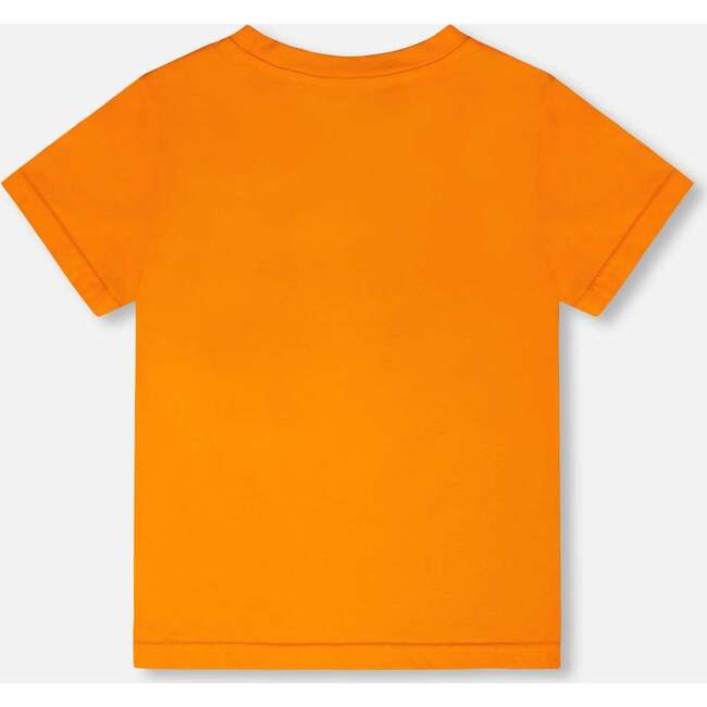 Organic Cotton Jersey T-Shirt, Orange - T-Shirts - 4