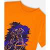 Organic Cotton Jersey T-Shirt, Orange - T-Shirts - 5