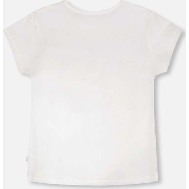 Organic Cotton Jersey T-Shirt, Off-White - T-Shirts - 4