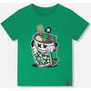 Organic Cotton Jersey T-Shirt, Green - T-Shirts - 1 - thumbnail