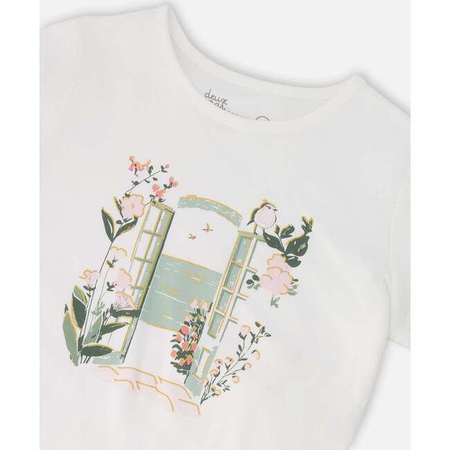 Organic Cotton Jersey T-Shirt, Off-White - T-Shirts - 5