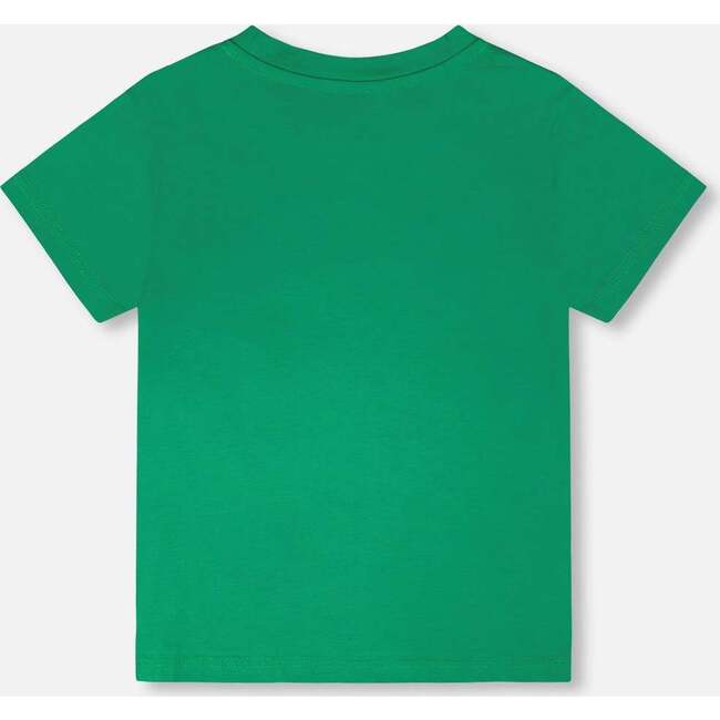 Organic Cotton Jersey T-Shirt, Green - T-Shirts - 5