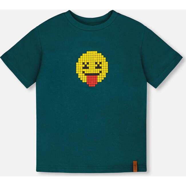 Organic Cotton Jersey T-Shirt, Dark Turquoise