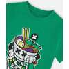 Organic Cotton Jersey T-Shirt, Green - T-Shirts - 6 - thumbnail