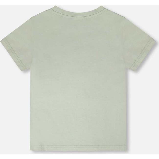 Organic Cotton Jersey T-Shirt, Fish Sage - T-Shirts - 4