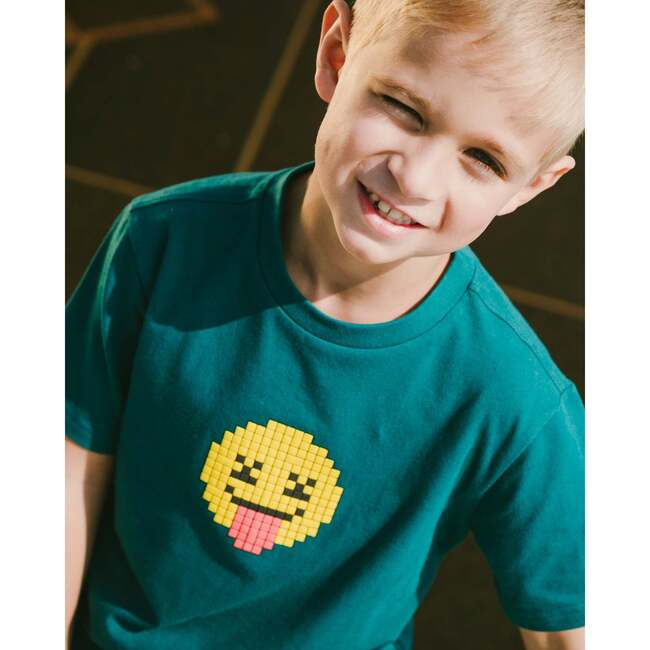 Organic Cotton Jersey T-Shirt, Dark Turquoise