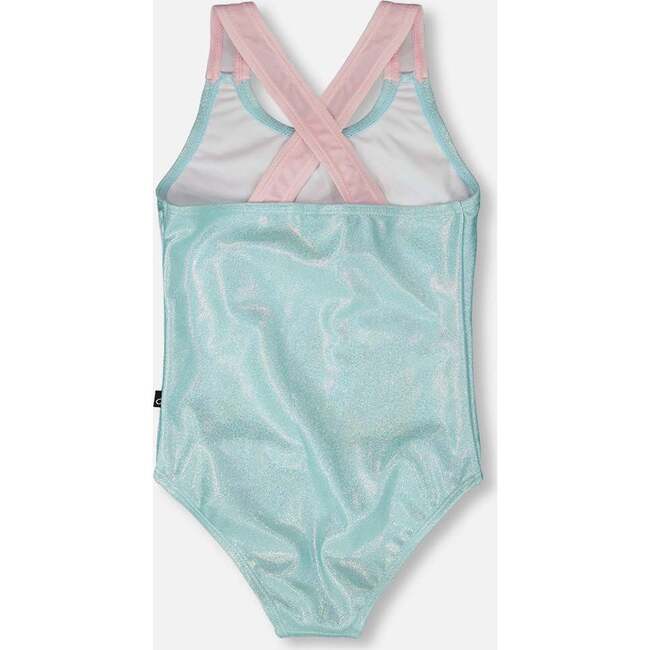 One-Piece Swimsuit, Aqua - One Pieces - 5