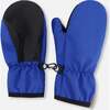 Mid-Season Mittens In Recycled Polyester, Royal Blue - Gloves - 1 - thumbnail