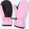 Mid-Season Mittens In Recycled Polyester, Pink - Gloves - 1 - thumbnail