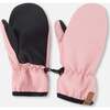 Mid-Season Mittens In Recycled Polyester, Light Pink - Gloves - 1 - thumbnail