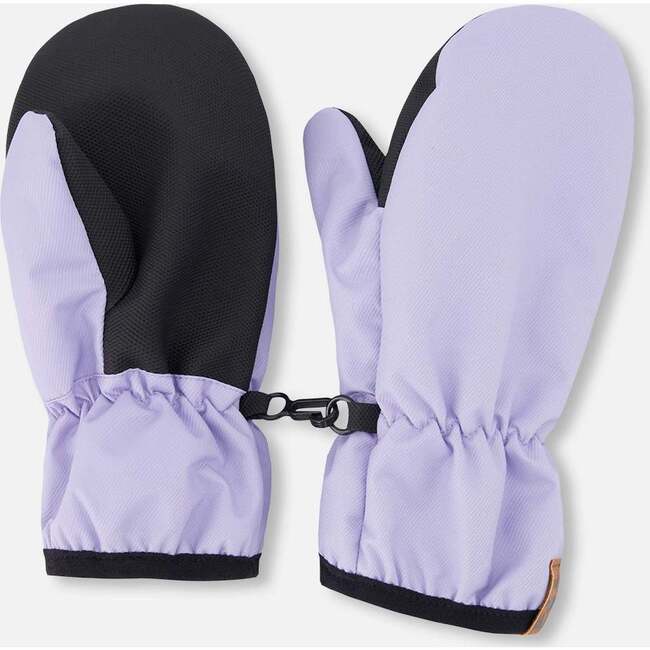 Mid-Season Mittens In Recycled Polyester, Lavender
